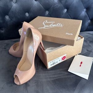 Christian Louboutin Peep toe pumps